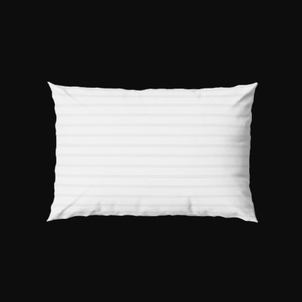 Félpárnahuzat csíkos damaszt PAPE 24+6mm 50x70+20cm 