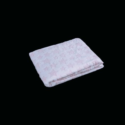 Pink Star baby plüss pléd 100x75cm 
