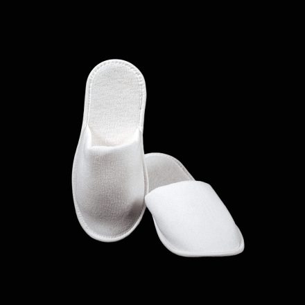 Frottír fehér papucs zárt orrú 44-es/32cm